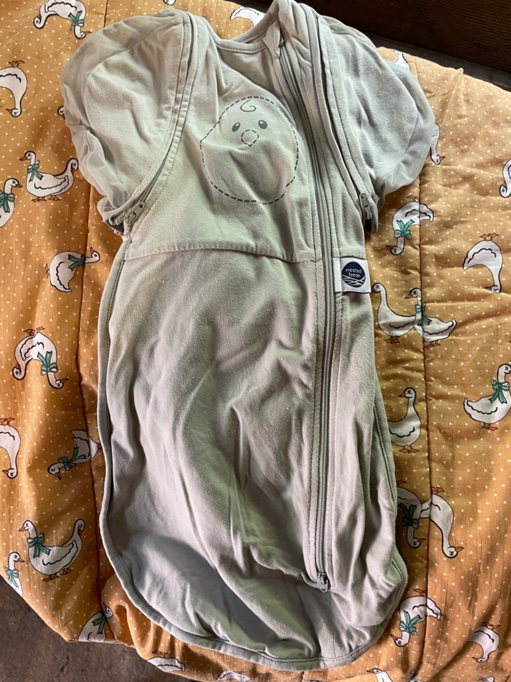 Nested Bean Zen One Classic 0-3 months Sage sleepsack